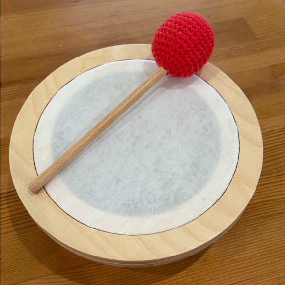 Monti Kids Montessori My First Drum toy - Picture 2 of 8
